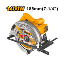 Serra Circular INGCO 1400W 7.1/4" 110V — Desempenho profissional