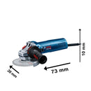 Esmerilhadeira Angular 5" 900W 2800 a 11000rpm GWS 9-125S BOSCH