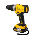 Furadeira Parafusadeira 1/2" 20V 2.0Ah com 2 Baterias Carregador Bivolt e Maleta PFV 200I VONDER