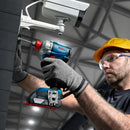 Combo BOSCH Furadeira Parafusadeira e Chave de Impacto + 2 Baterias 18V 2.0Ah + Carregador Bivolt e Maleta 06019N33E0