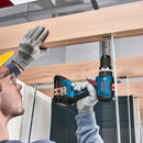 Combo BOSCH Furadeira Parafusadeira e Chave de Impacto + 2 Baterias 18V 2.0Ah + Carregador Bivolt e Maleta 06019N33E0