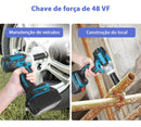 35Pcs Parafusadeira de Impacto Brushless JC Chave de Impacto 48V 450 Nm Bateria Lítio