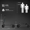 Honeywhale H4 Patinete Elétrico Adulto, 2400w Scooter Eletrica, Honey Whale Patinete Juvenil Portátil E Dobrável, 75 Km De Autonomia, Velocidade Máxima De 70 Km/h (20.8ah 60v), Cor Cinza-escuro