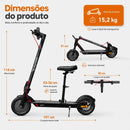 Patinete Elétrico Para Adultos Com Assento 600w, Suspensão Múltipla, Autonomia De 32km, Velocidade Máxima 32 Km/h, Motor E Estrutura Atualizados, Resistente E Ideal Para Subidas Skymobile U6 Max