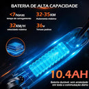 Patinete Elétrico Para Adultos Com Assento 600w, Suspensão Múltipla, Autonomia De 32km, Velocidade Máxima 32 Km/h, Motor E Estrutura Atualizados, Resistente E Ideal Para Subidas Skymobile U6 Max