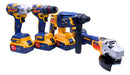 Kit Ferramentas 4 Em 1 48v Com 4 Baterias E Maleta