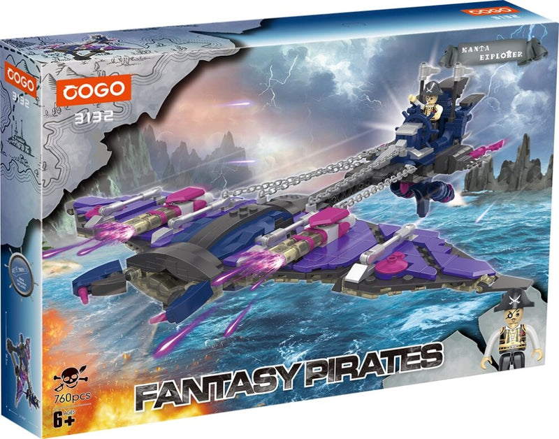 Cogo Fantasy Pirates – 3132 (760 Peças)
