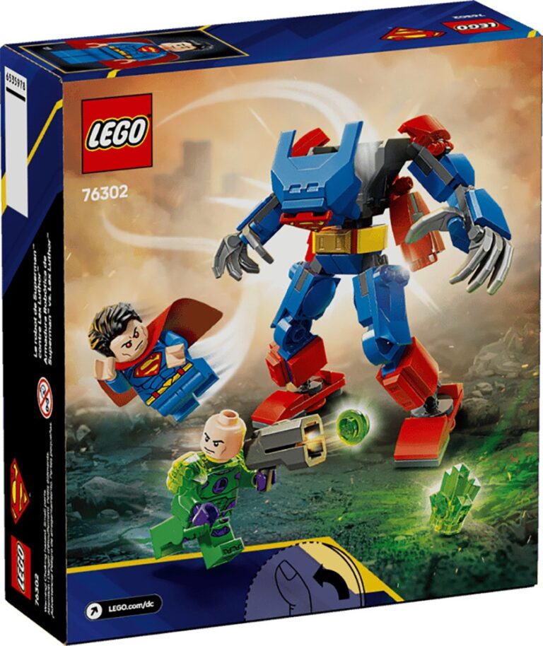 Lego DC Superman Mech Vs Lex Luthor Action Figures 76302 – (120Peças)